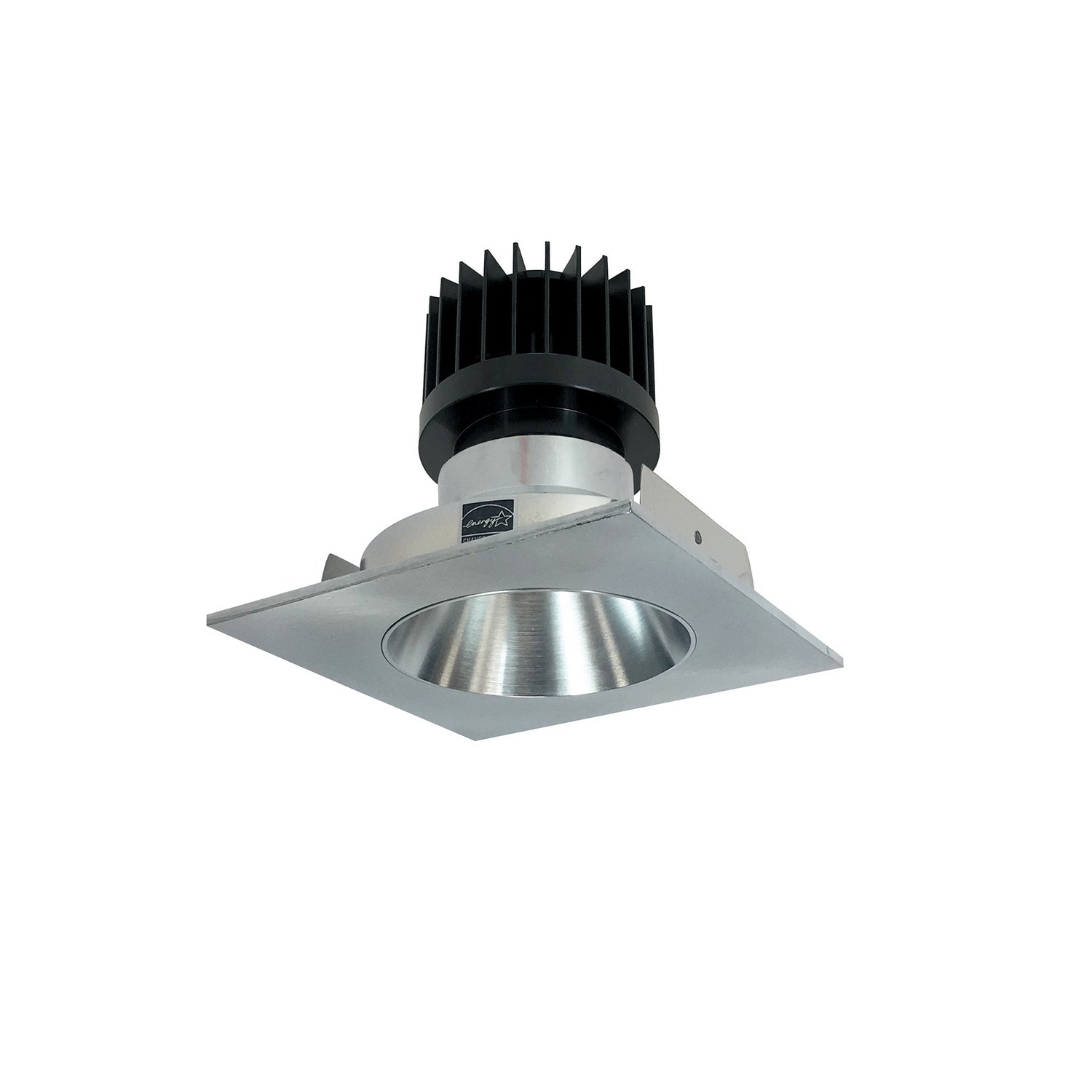 Nora Lighting - NIO-4SNDC30XNN/HL - Non-Adjustable Trim - Rec Iolite - Natural Metal Reflector / Natural Metal Flange