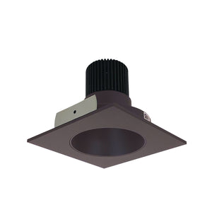 Nora Lighting - NIO-4SNDC35XBZ/10 - 4" Sq. Deep Cone Regress, - Rec Iolite - Bronze Reflector / Bronze Flange