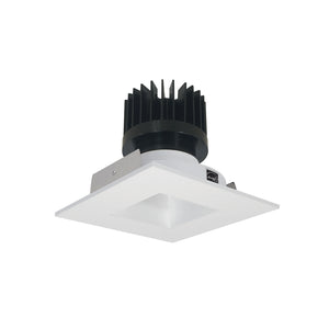 Nora Lighting - NIO-4SNDSQ27XMPW/HL - Non-Adjustable Trim - Rec Iolite - Matte Powder White Reflector / Matte Powder White Flange