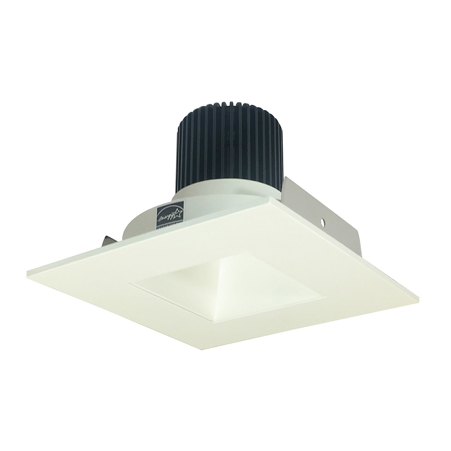 Nora Lighting - NIO-4SNDSQ27XWW/10 - 4" Square Deep Square Regress, - Rec Iolite - White Reflector / White Flange