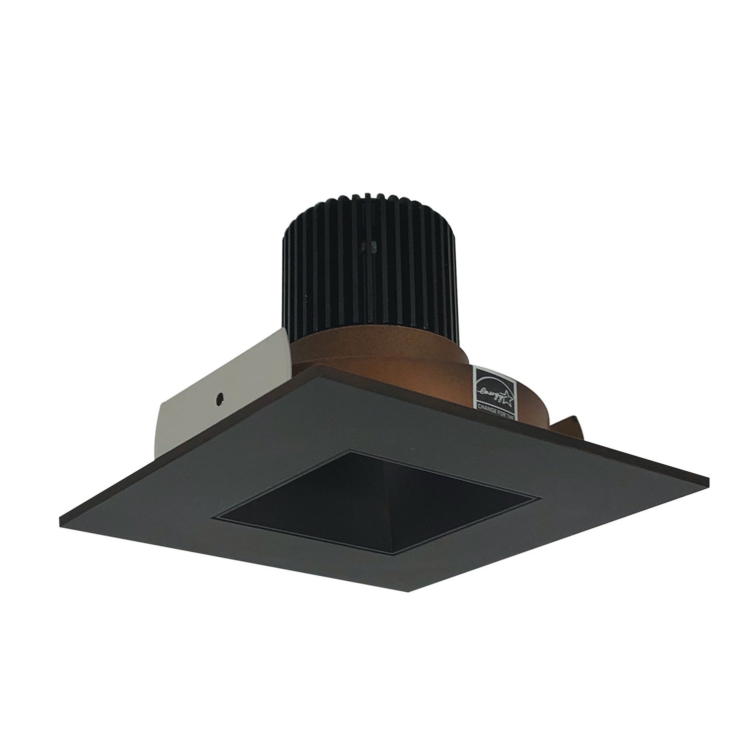 Nora Lighting - NIO-4SNDSQ35XBZ/10 - 4" Square Deep Square Regress, - Rec Iolite - Bronze Reflector / Bronze Flange