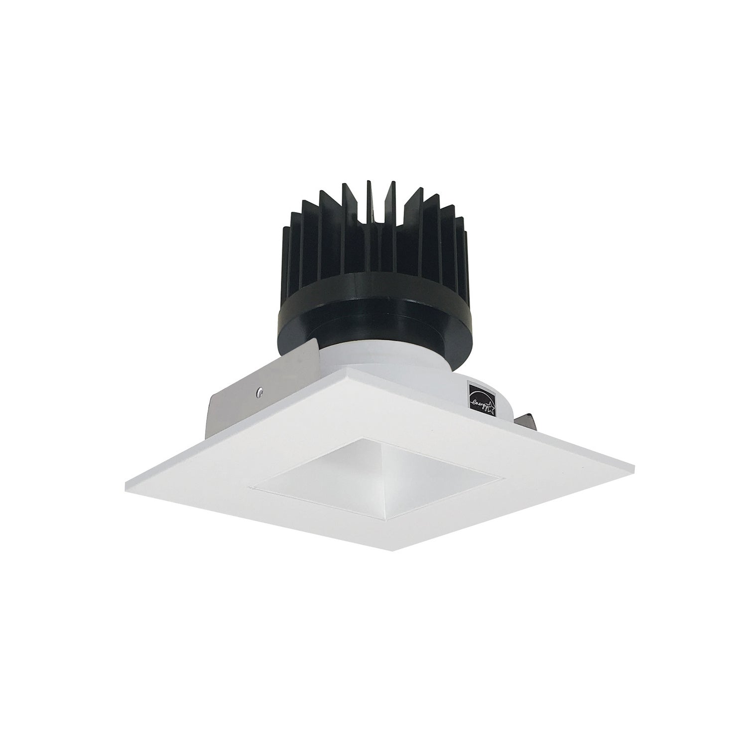 Nora Lighting - NIO-4SNDSQ35XMPW/HL - Non-Adjustable Trim - Rec Iolite - Matte Powder White Reflector / Matte Powder White Flange