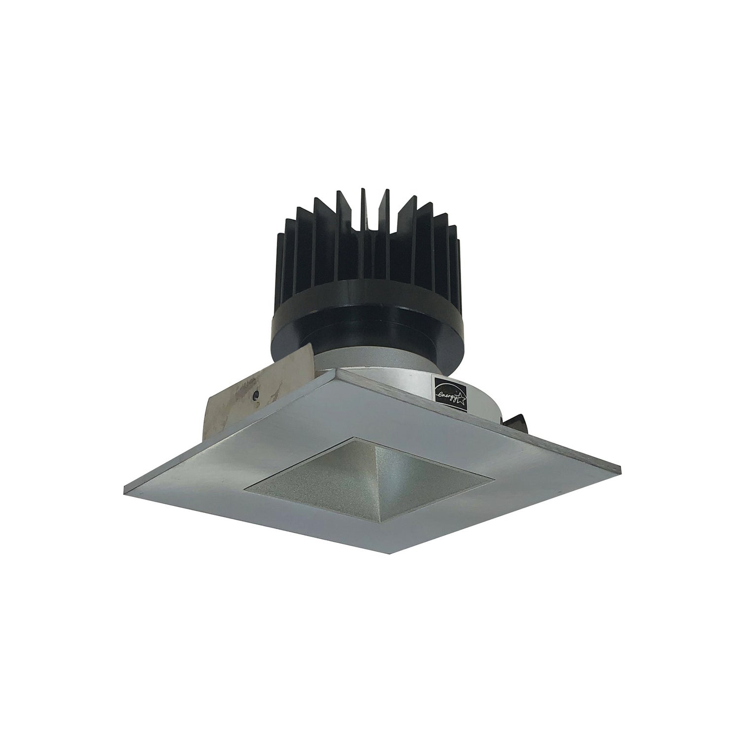 Nora Lighting - NIO-4SNDSQ40XHN/HL - Non-Adjustable Trim - Rec Iolite - Haze Reflector / Natural Metal Flange