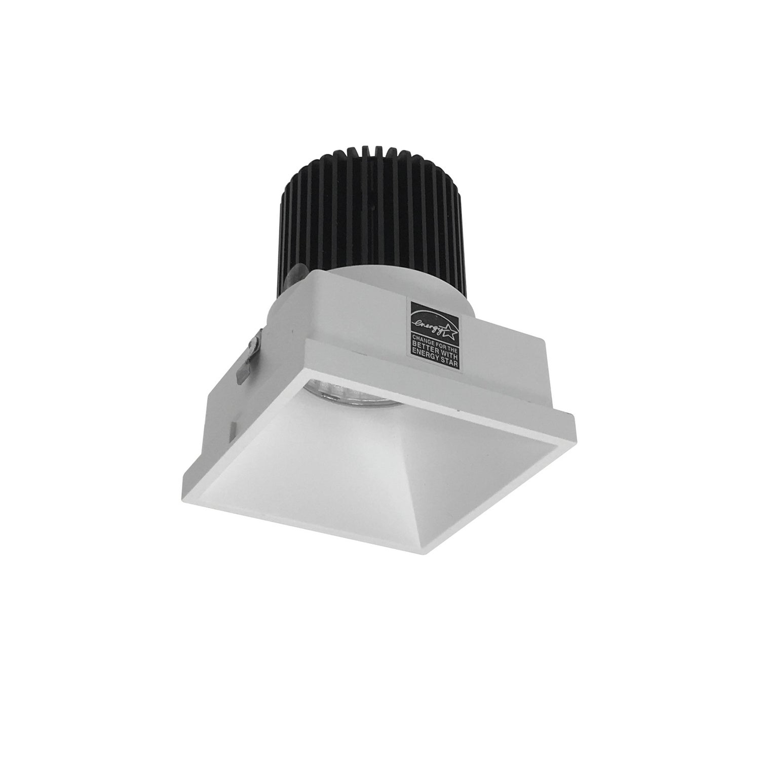 Nora Lighting - NIO-4STLNDC27XMPW/10 - 4" Sq. Trimless Deep Reg. Cone, - Rec Iolite - Matte Powder White