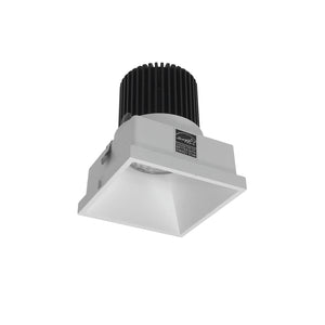 Nora Lighting - NIO-4STLNDC30XMPW/10 - 4" Sq. Trimless Deep Reg. Cone, - Rec Iolite - Matte Powder White