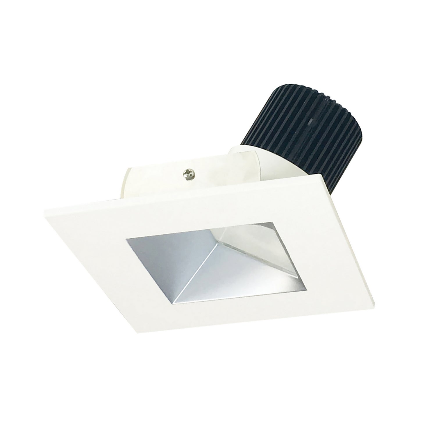 Nora Lighting - NIO-4SW27XHZMPW/10 - Non-Adjustable Trim - Rec Iolite - Haze Reflector / Matte Powder White Flange