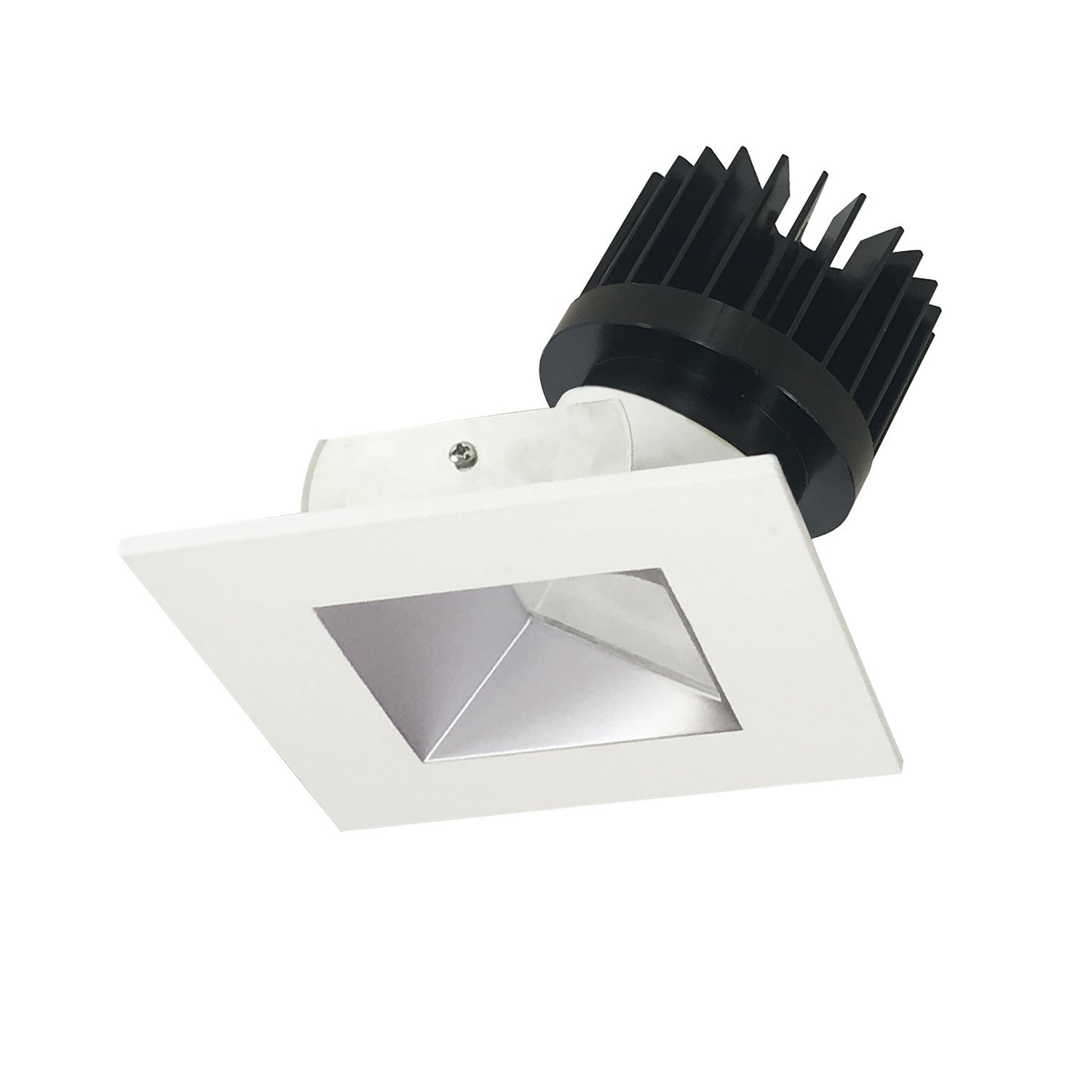 Nora Lighting - NIO-4SW27XHZMPW/HL - Non-Adjustable Trim - Rec Iolite - Haze Reflector / Matte Powder White Flange