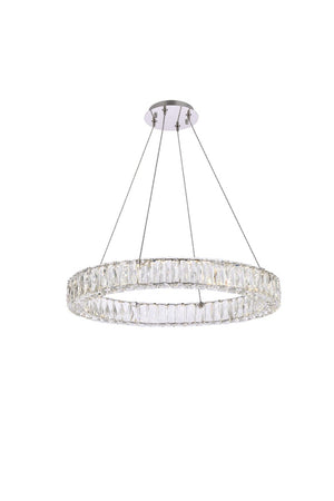 Elegant Lighting - 3503D26C - LED Pendant - Monroe - Chrome