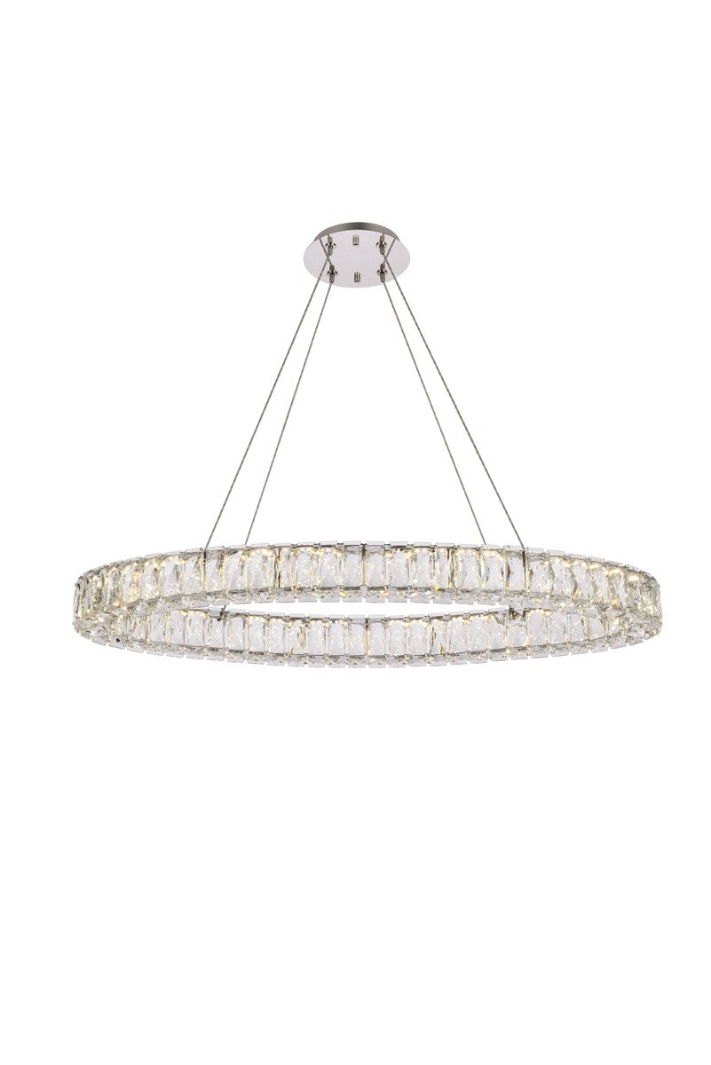 Elegant Lighting - 3503D36C - LED Pendant - Monroe - Chrome