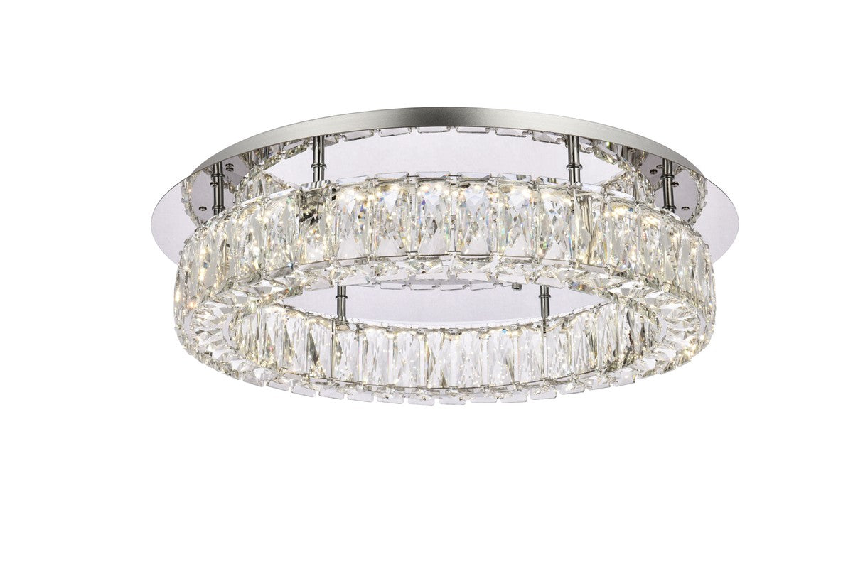 Elegant Lighting - 3503F22C - LED Flush Mount - Monroe - Chrome