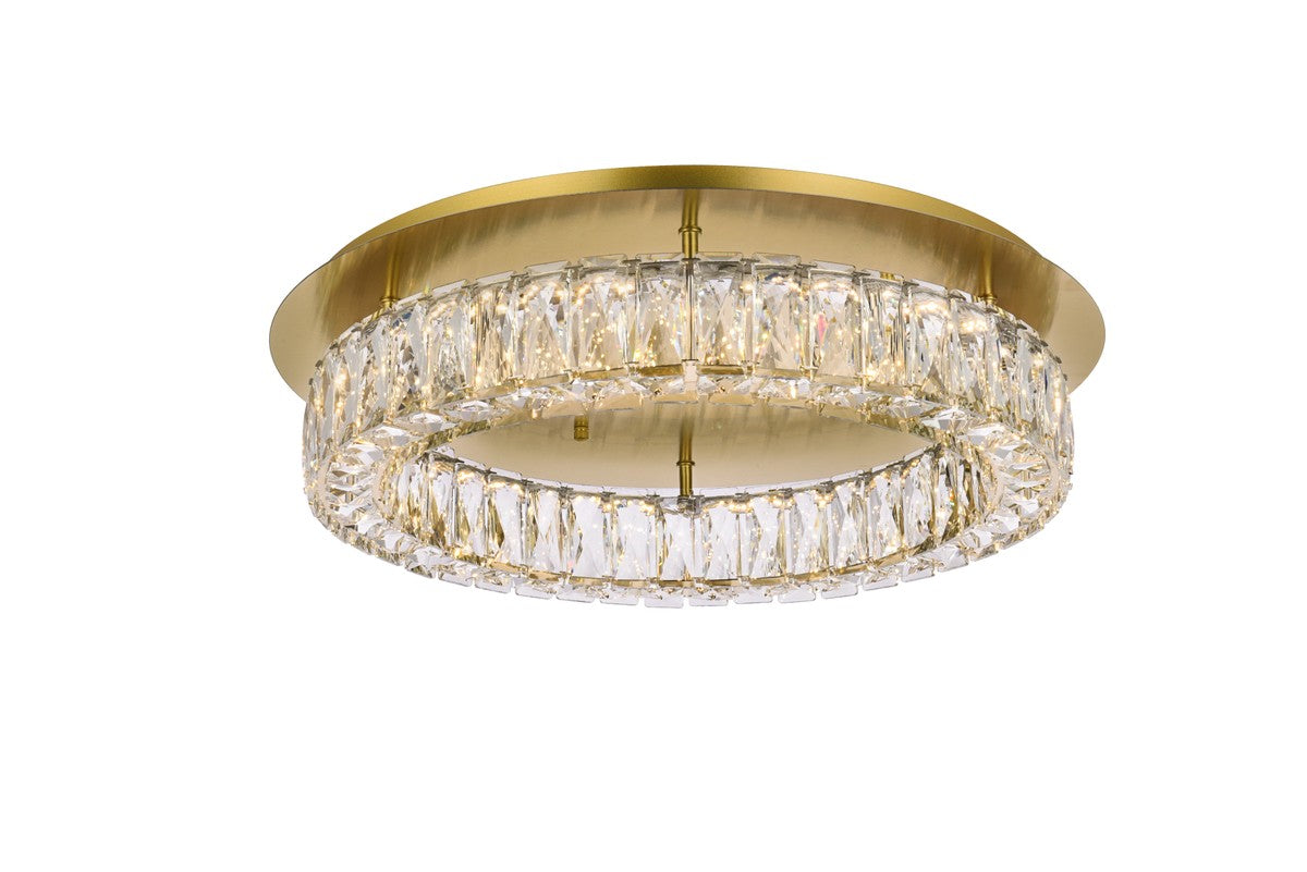 Elegant Lighting - 3503F22G - LED Flush Mount - Monroe - Gold