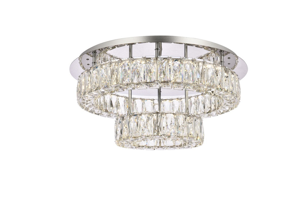 Elegant Lighting - 3503F22L2C - LED Flush Mount - Monroe - Chrome