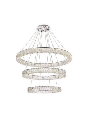 Elegant Lighting - 3503G41LC - LED Chandelier - Monroe - Chrome