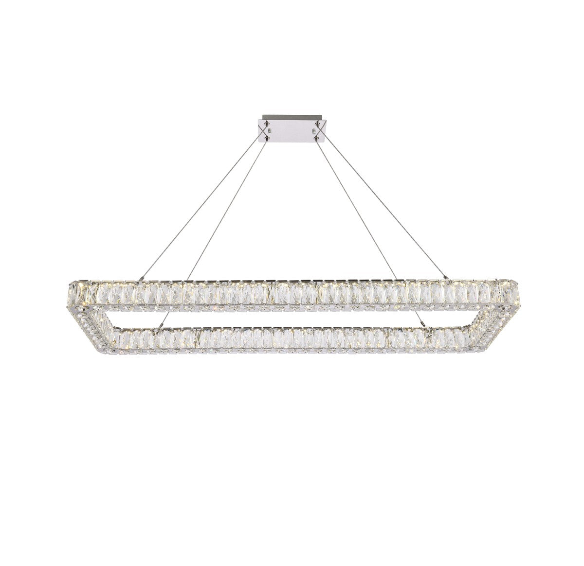 Elegant Lighting - 3504D50L1C - LED Pendant - Monroe - Chrome