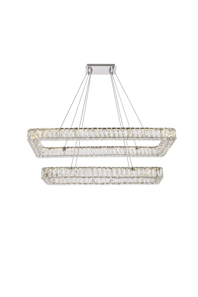 Elegant Lighting - 3504G42L2C - LED Pendant - Monroe - Chrome