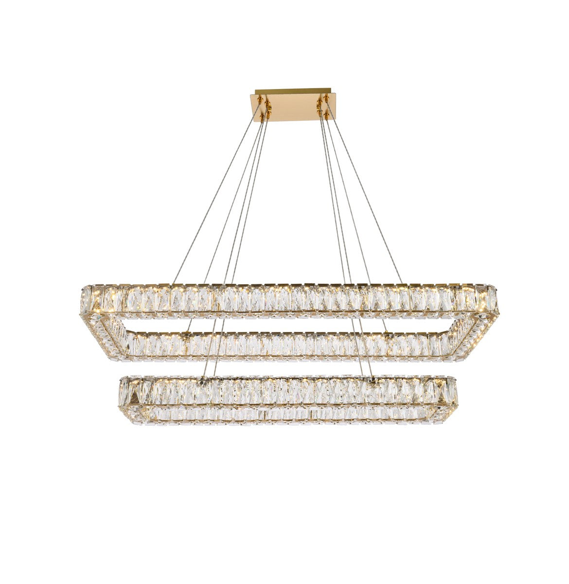 Elegant Lighting - 3504G42L2G - LED Pendant - Monroe - Gold