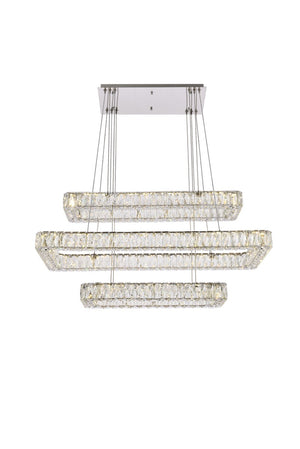 Elegant Lighting - 3504G42L3C - LED Pendant - Monroe - Chrome