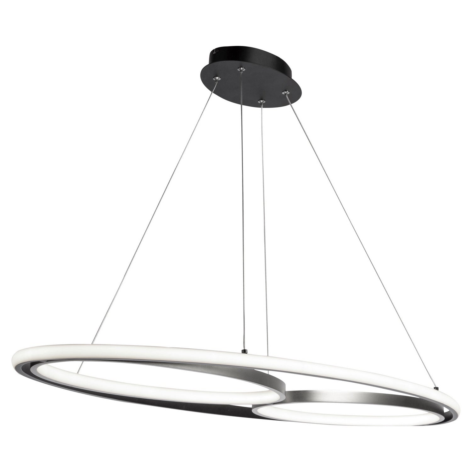 Artcraft - AC6670NB - LED Pendant - Gemini - Black, Nickel