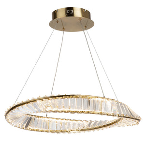 Artcraft - AC6720BB - LED Pendant - Stella - Brushed Brass