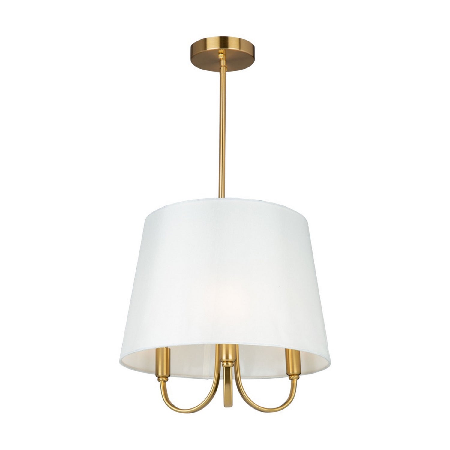 Artcraft - SC13330BG - Three Light Pendant - Rhythm - Brushed Gold