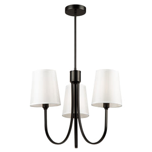 Artcraft - SC13333BK - Three Light Chandelier - Rhythm - Black