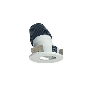 Nora Lighting - NIOB-1RSL27XMPW - 1" Round Slot - Rec Iolite - Matte Powder White Slot Aperture / Matte Powder White Flange