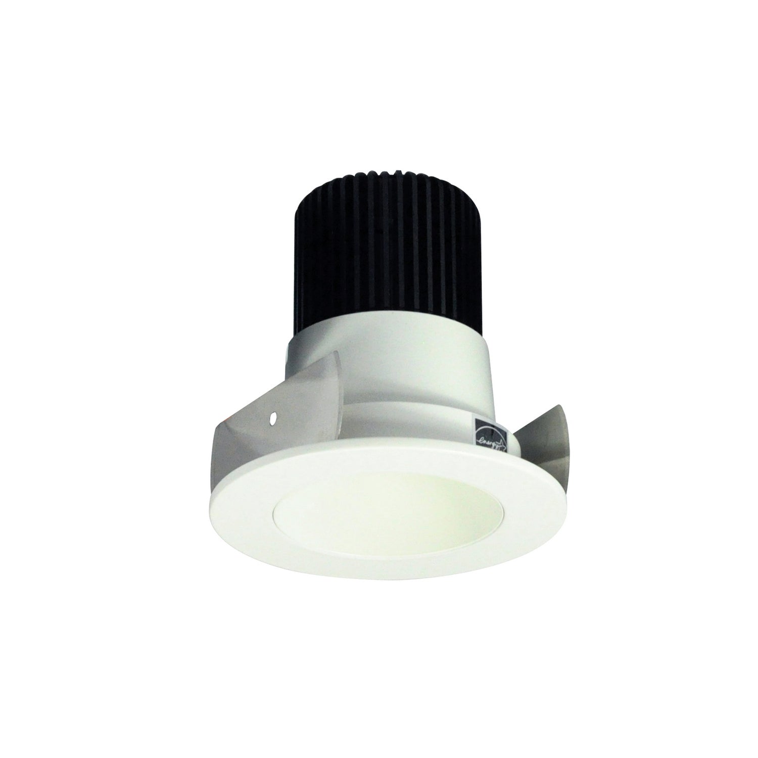 Nora Lighting - NIOB-2RNDC50XMPW - 2" Round Deep Cone Reg - Rec Iolite - Matte Powder White Reflector / Matte Powder White Flange