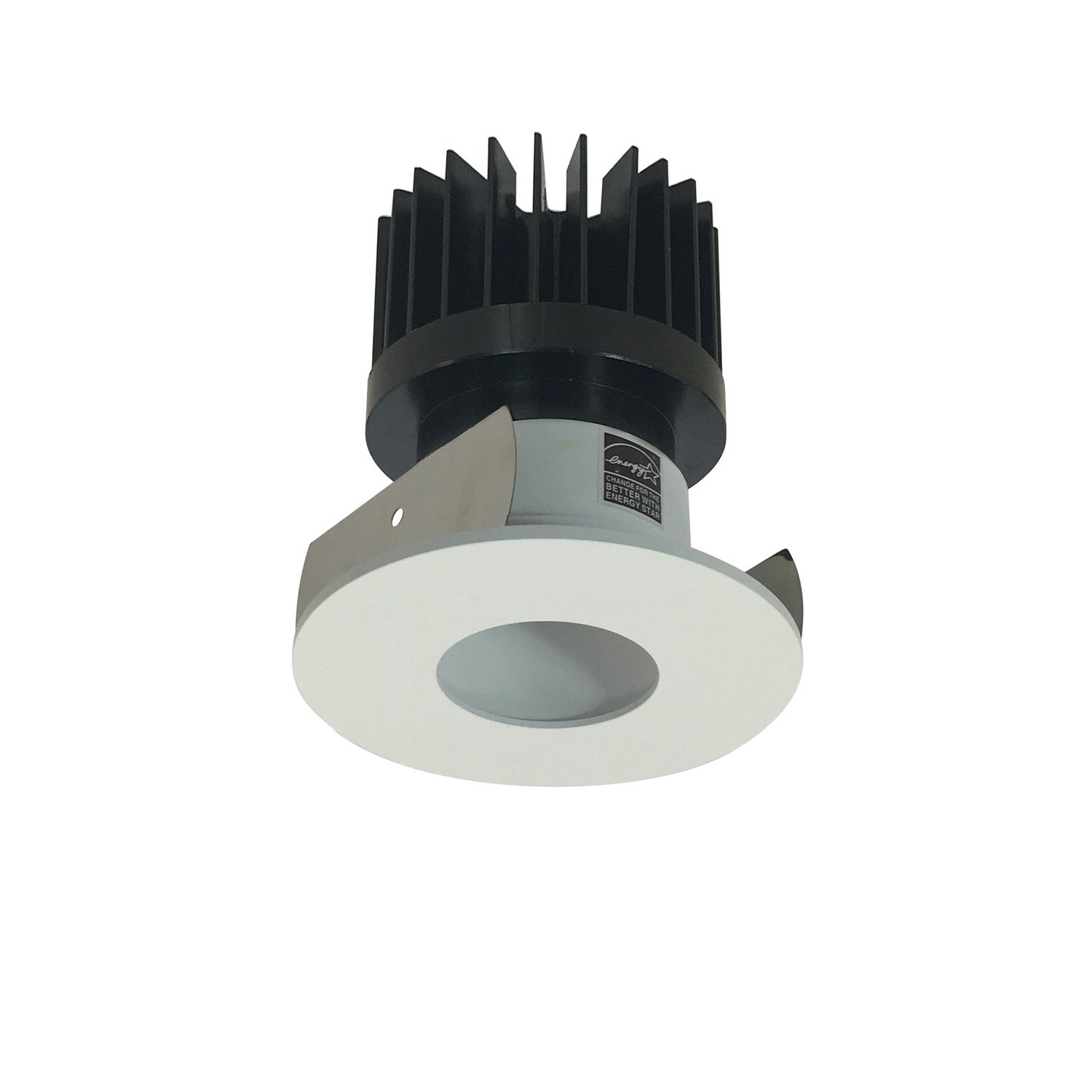 Nora Lighting - NIOB-2RPH27XMPW/HL - Non-Adjustable Trim - Rec Iolite - Matte Powder White Pinhole / Matte Powder White Flange