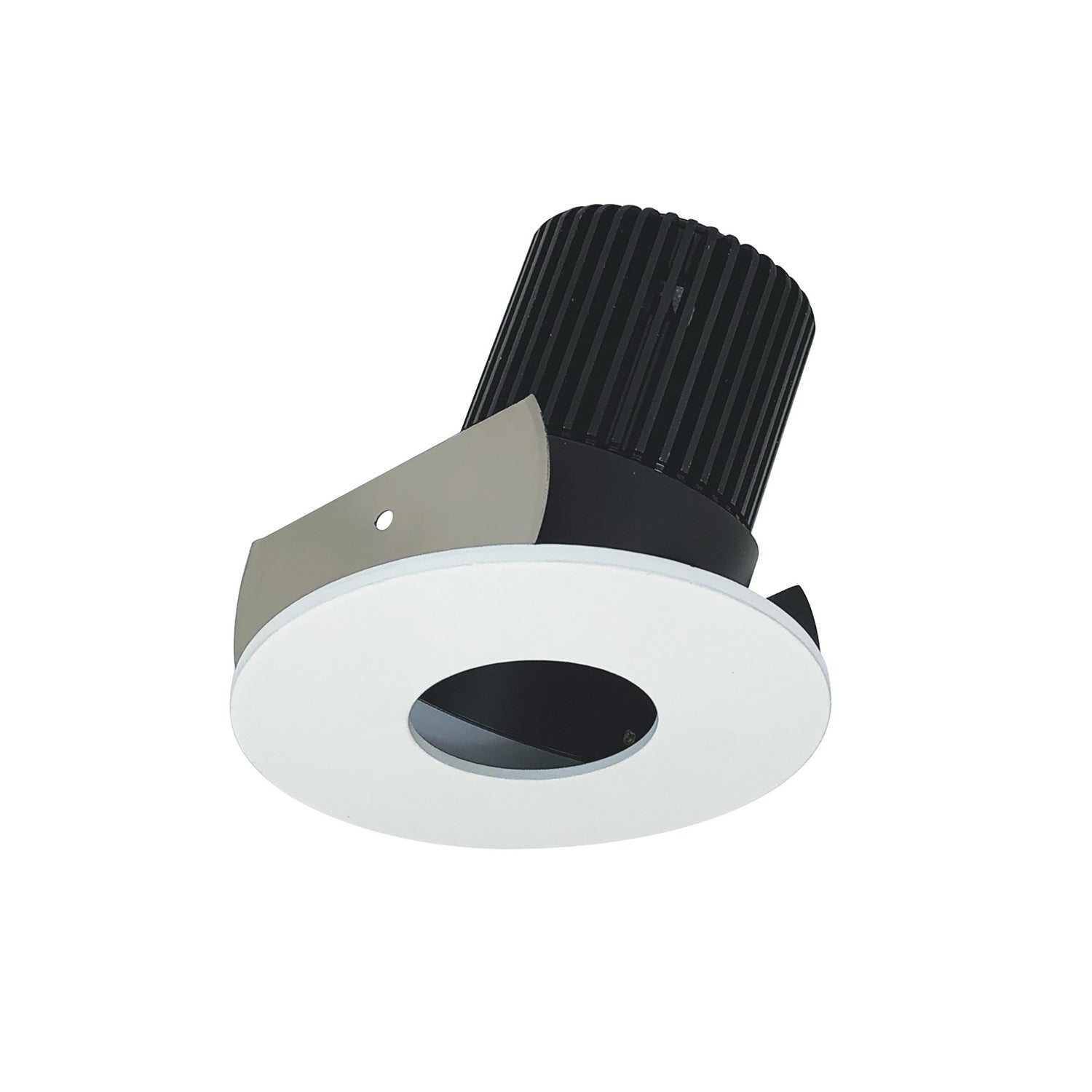 Nora Lighting - NIOB-2RPHA27XBMPW/10 - 2" Round Pinhole Adj, - Rec Iolite - Black Pinhole / Matte Powder White Flange