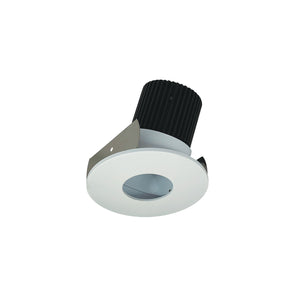 Nora Lighting - NIOB-2RPHA35XMPW/10 - 2" Round Pinhole Adj, - Rec Iolite - Matte Powder White Pinhole / Matte Powder White Flange