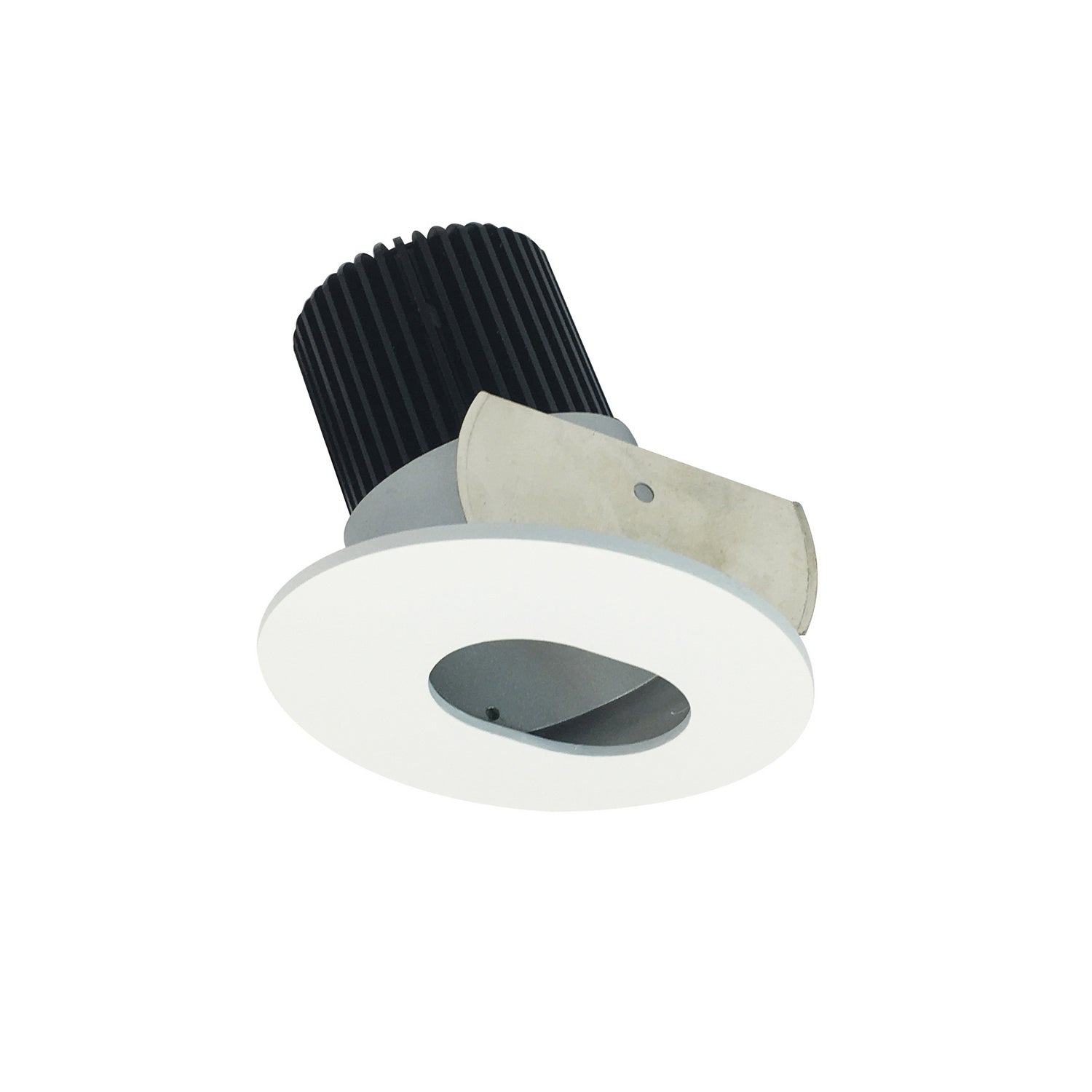 Nora Lighting - NIOB-2RSL27XMPW/10 - 2" Round Slot, - Rec Iolite - Matte Powder White Slot Aperture / Matte Powder White Flange