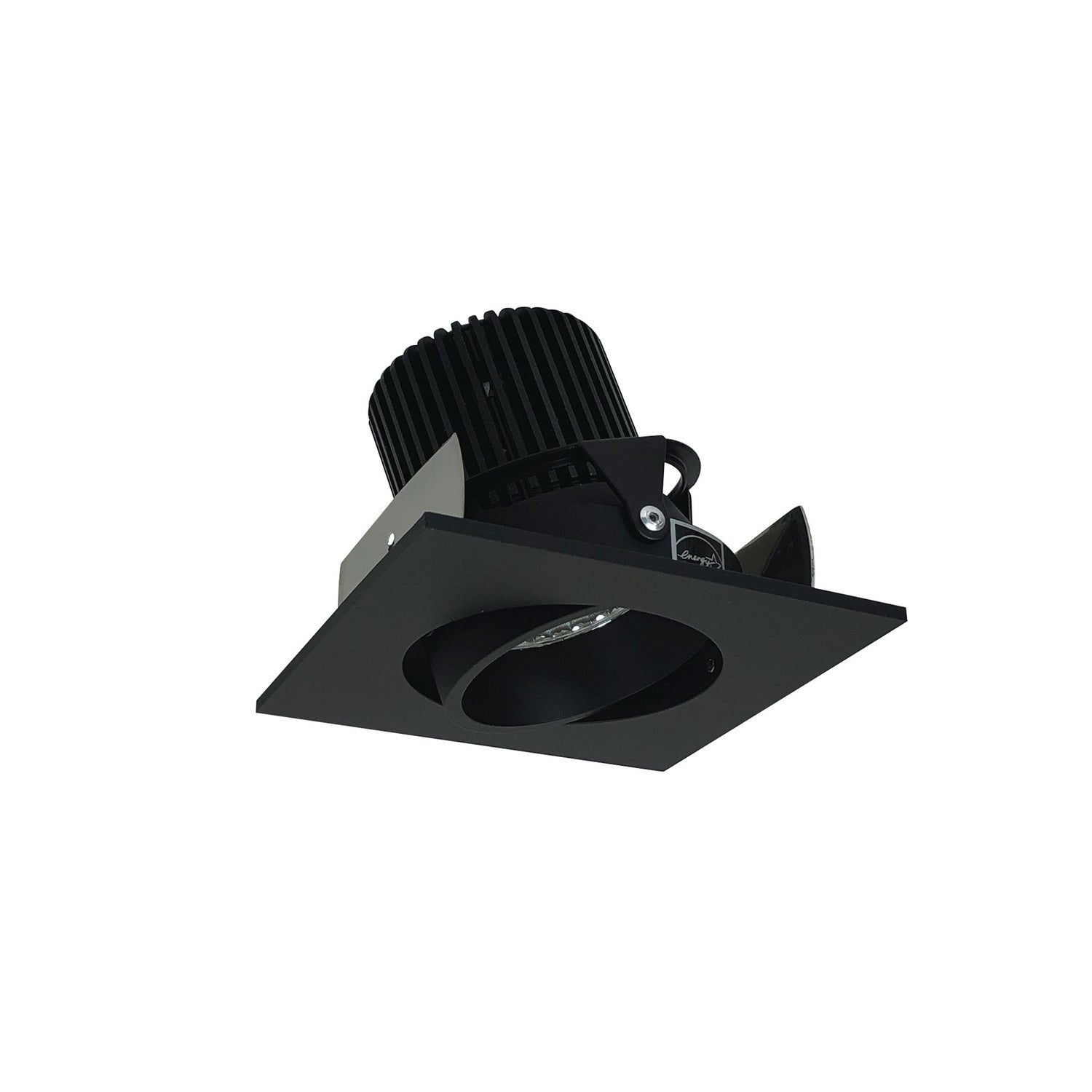 Nora Lighting - NIOB-2SC27XBB/10 - 2" Square Cone Reg. Adj - Rec Iolite - Black Reflector / Black Flange