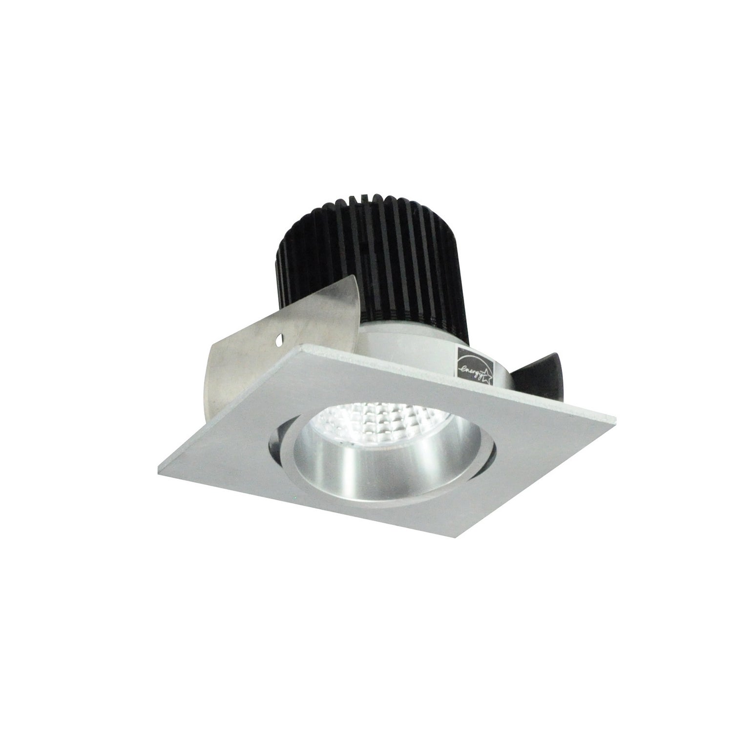 Nora Lighting - NIOB-2SC27XNN/10 - 2" Square Cone Reg. Adj - Rec Iolite - Natural Metal Reflector / Natural Metal Flange