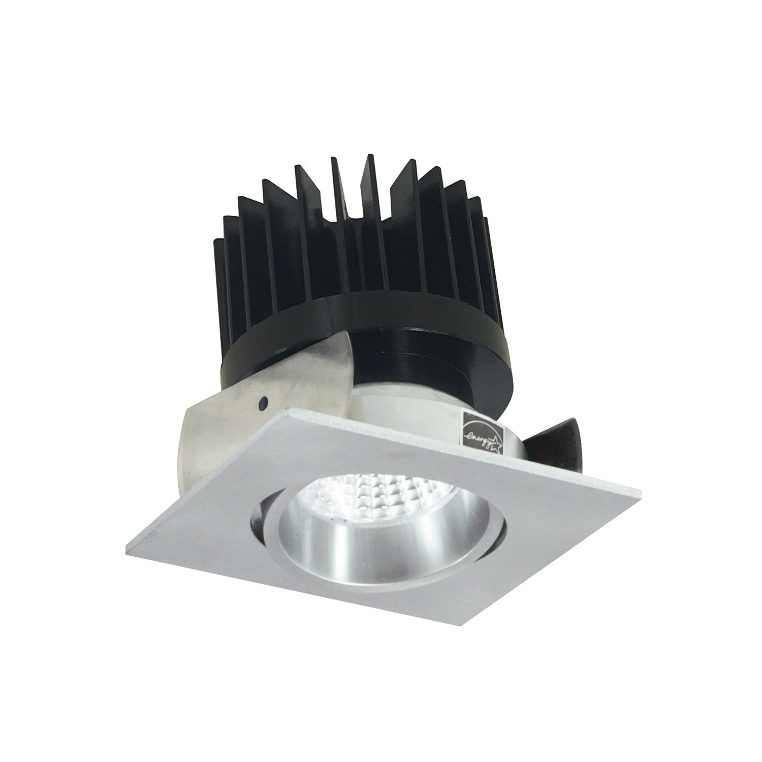 Nora Lighting - NIOB-2SC30XNN/HL - Trim - Rec Iolite - Natural Metal Reflector / Natural Metal Flange