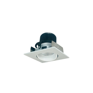 Nora Lighting - NIOB-2SC35XMPW/10 - 2" Square Cone Reg. Adj - Rec Iolite - Matte Powder White Reflector / Matte Powder White Flange