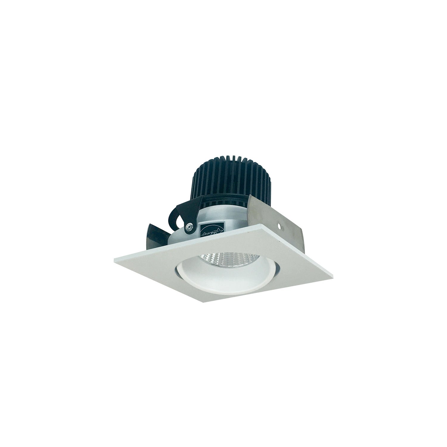 Nora Lighting - NIOB-2SC40XMPW/10 - 2" Square Cone Reg. Adj - Rec Iolite - Matte Powder White Reflector / Matte Powder White Flange