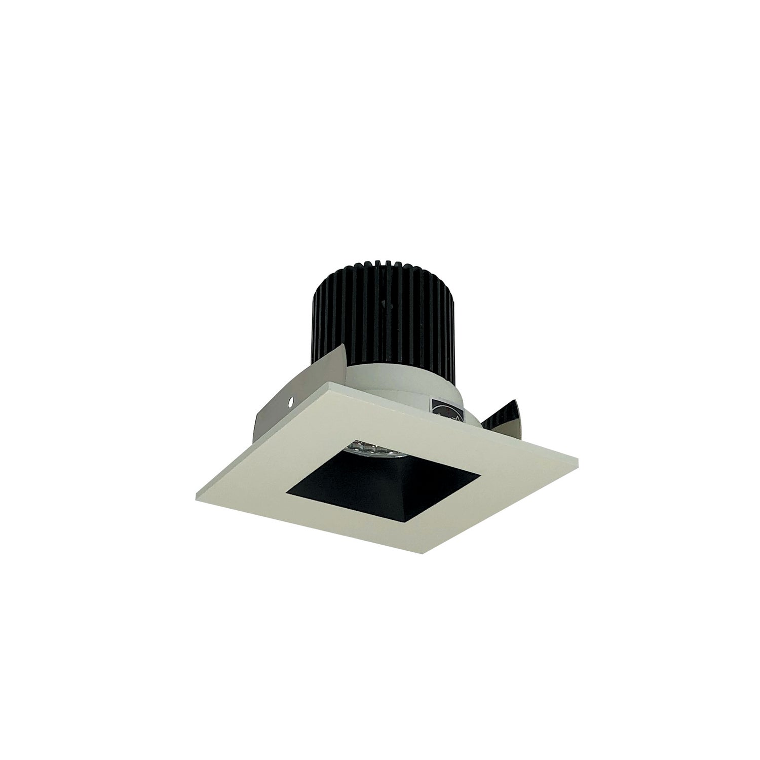 Nora Lighting - NIOB-2SNDSQ27XBW/10 - 2" Square Deep Square Regress, - Rec Iolite - Black Reflector / White Flange