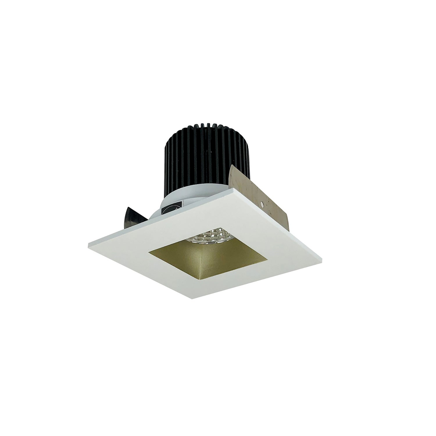 Nora Lighting - NIOB-2SNDSQ27XCHMPW/10 - Trim - Rec Iolite - Champagne Haze Reflector / Matte Powder White Flange