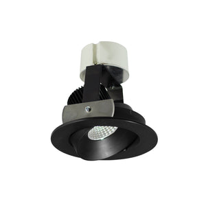 Nora Lighting - NIR-4RCCDXBB - 4" Retrofit Round Reg Cone Adj - Rec Iolite - Black Reflector / Black Flange