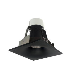 Nora Lighting - NIR-4SNB50XBB - 4" Retro Sq Bullnose Reg Non-A - Rec Iolite - Black