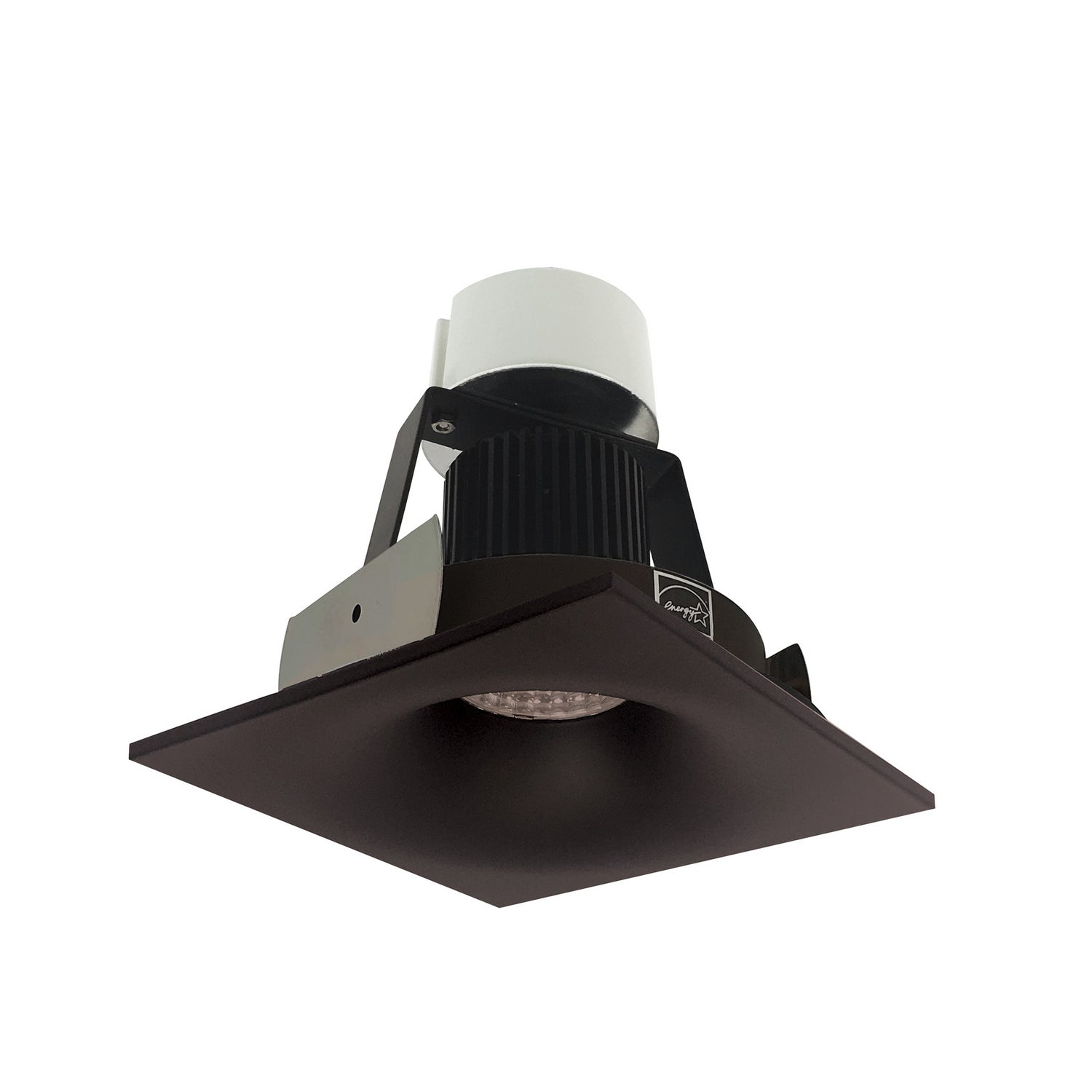 Nora Lighting - NIR-4SNB50XBZ - 4" Retro Sq Bullnose Reg Non-A - Rec Iolite - Bronze