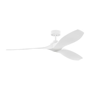 Visual Comfort Fan - 3CLNCSM60RZW - 60"Ceiling Fan - Collins - Matte White