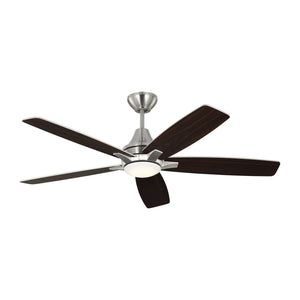 Generation Lighting. - 5LWDR52BSD - 52"Ceiling Fan - Lowden - Brushed Steel