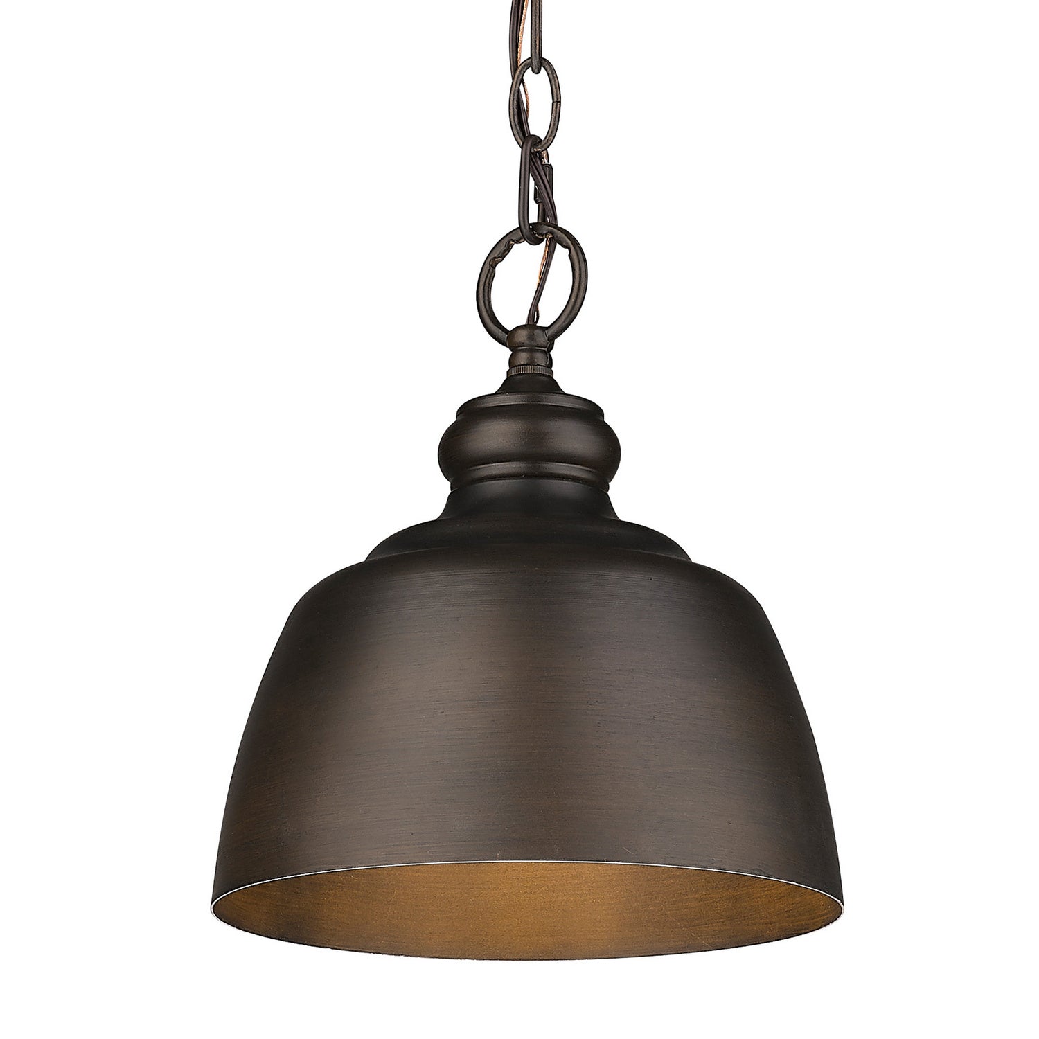 Golden - 0316-M1L RBZ - One Light Mini Pendant - Holmes - Rubbed Bronze