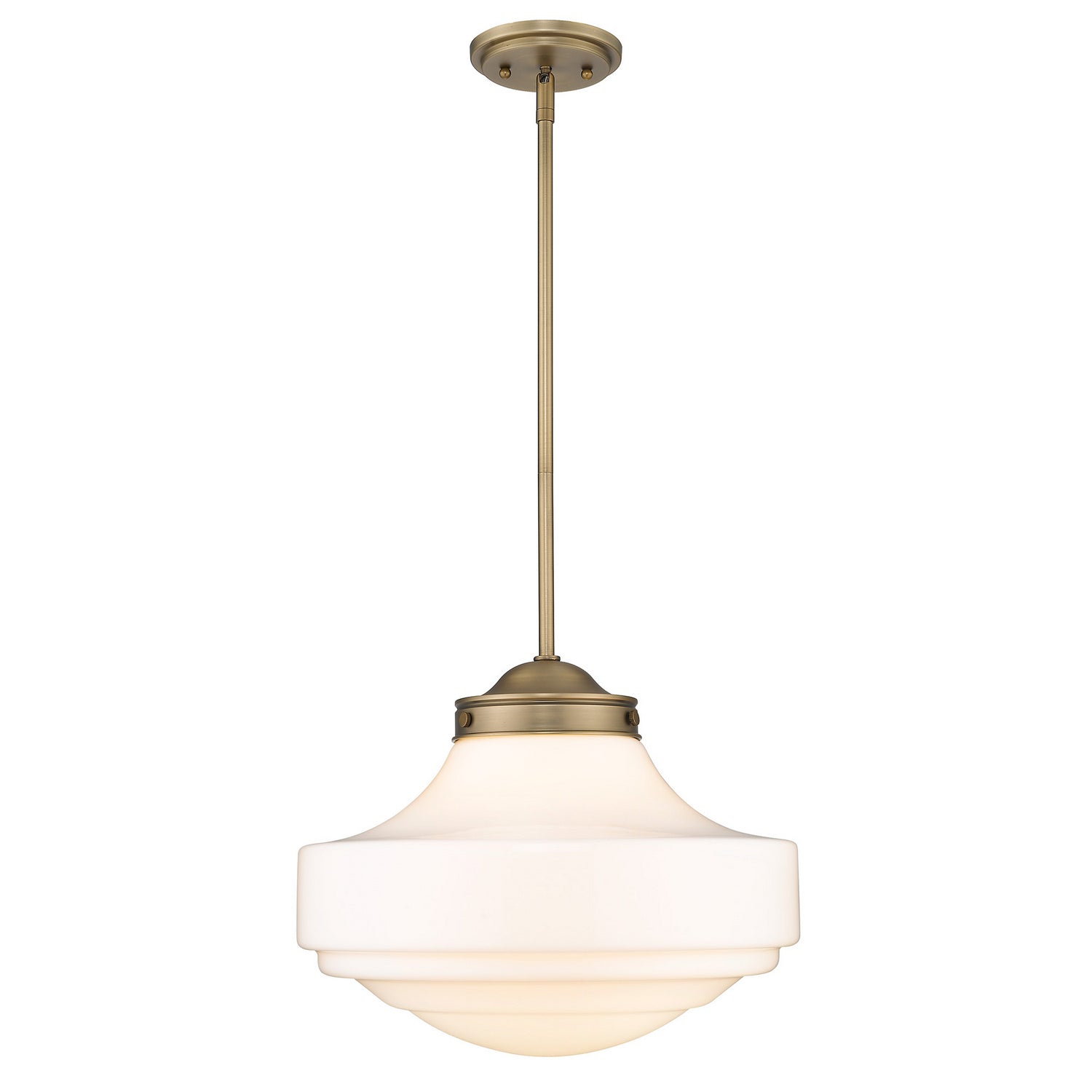 Golden - 0508-L MBS-VMG - One Light Pendant - Ingalls MBS - Modern Brass