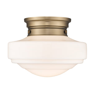 Golden - 0508-SF MBS-VMG - One Light Semi-Flush Mount - Ingalls MBS - Modern Brass