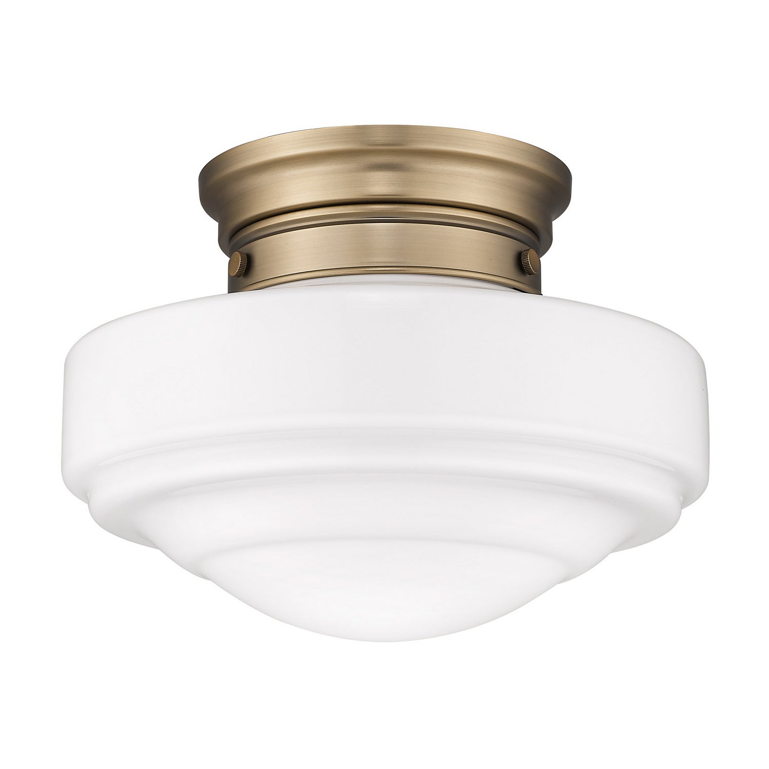 Golden - 0508-SF MBS-VMG - One Light Semi-Flush Mount - Ingalls MBS - Modern Brass