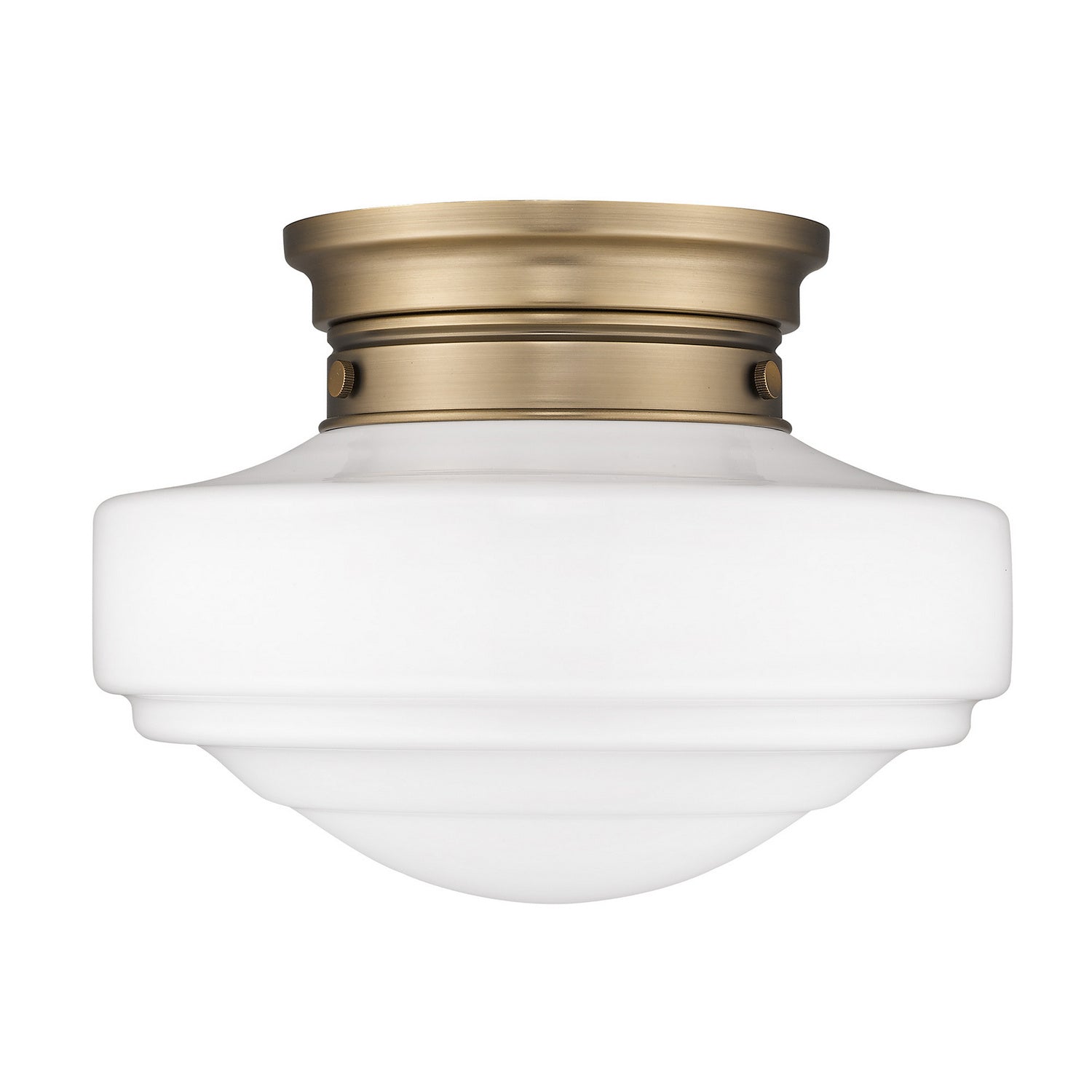 Golden - 0508-SF MBS-VMG - One Light Semi-Flush Mount - Ingalls MBS - Modern Brass