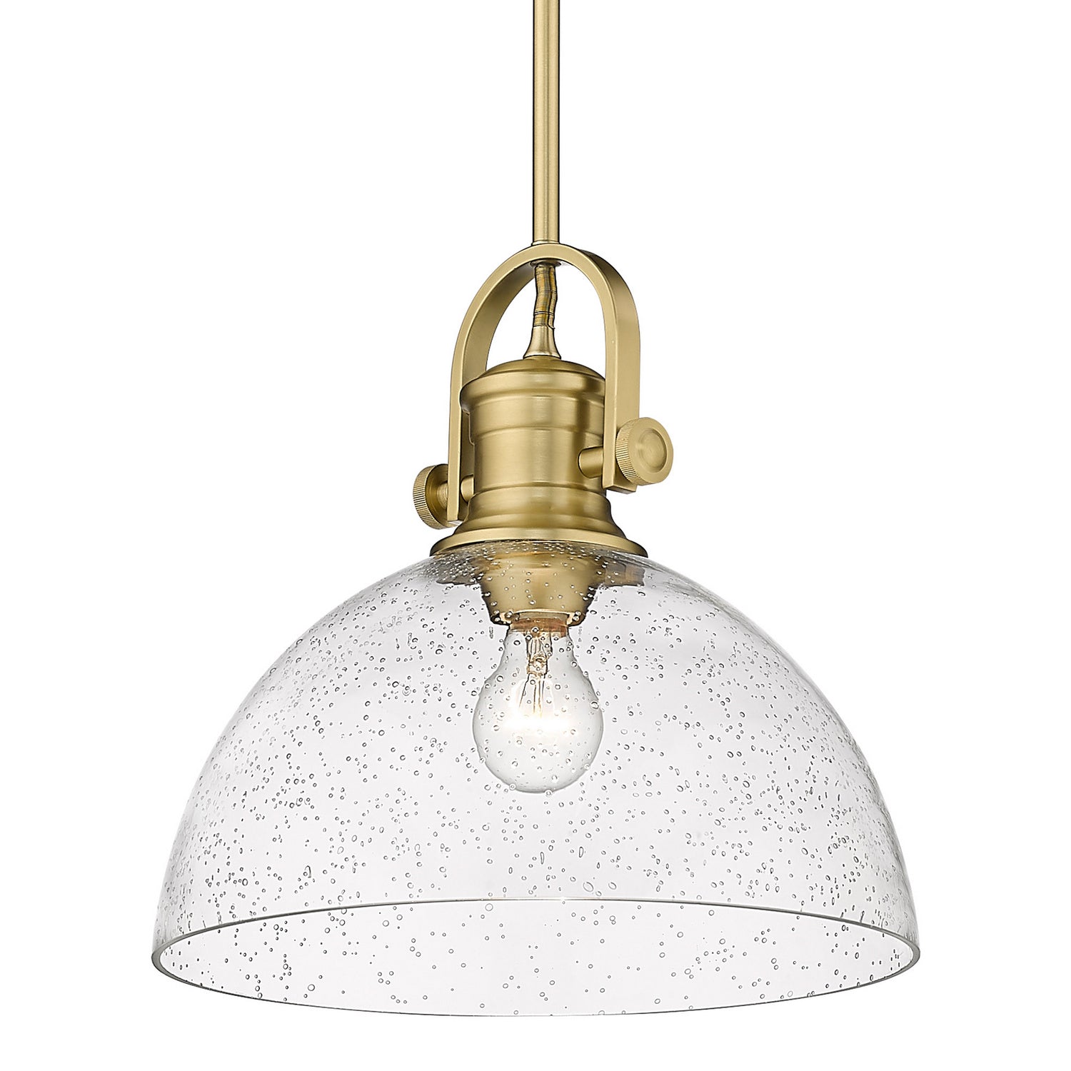 Golden - 3118-L BCB-SD - One Light Pendant - Hines BCB - Brushed Champagne Bronze