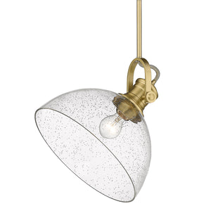 Golden - 3118-L BCB-SD - One Light Pendant - Hines BCB - Brushed Champagne Bronze